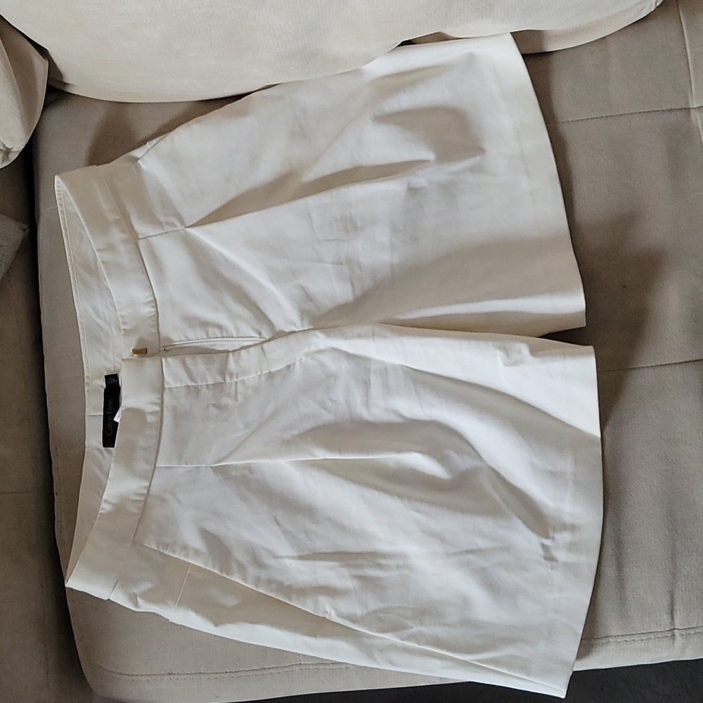 Calvin Klein collection pleated shorts